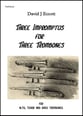 Three Impromptus for Three Trombones P.O.D. cover